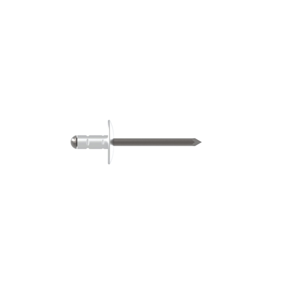 GESIPA PolyGrip Blindniete Alu/Stahl Großkopf 4,8 x 17 mm, Kopf Ø 16 mm