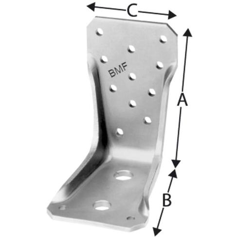 Simpson Strong-Tie Winkelverbinder AKR95G | 85 x 95 x 65 mm, 4 mm Stärke | ETA-zertifiziert