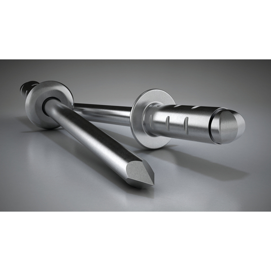 GESIPA PolyGrip Blindniete Alu/Stahl 4 x 10 mm, Flachrundkopf, Mehrbereichsniet