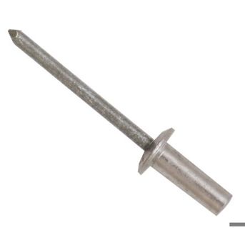 RS PRO Blindniet mit Kuppelkopf, Stahl, Ø 3,2 mm x 8 mm, Klemmbereich 1,5–3 mm, DIN 7337