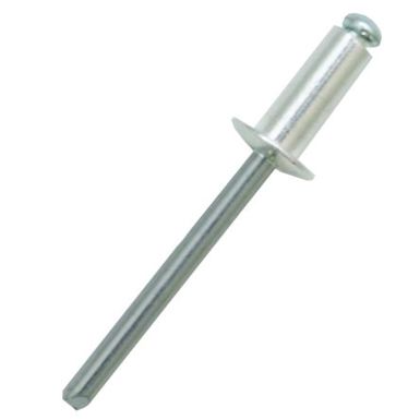 RS PRO Blindniet mit Kuppelkopf | Ø 3,2 mm x 4 mm | Aluminium mit Stahldorn | DIN 7337