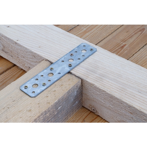 BGS DIY 80781 Flachverbinder 180 x 40 x 2 mm, verzinkt