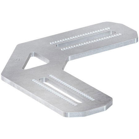 fischer Flachfitting FMFF 90° – feuerverzinkt, 282 x 90 x 8 mm, VdS-zugelassen