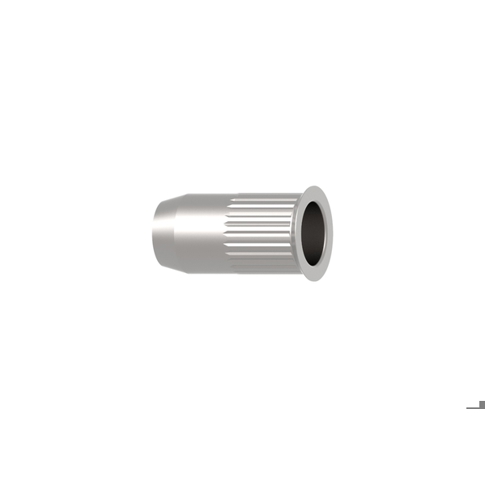 GESIPA Blindnietmuttern Stahl gerändelt, Kleinkopf, M5 x 7 x 12,5 mm