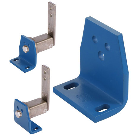 Montagewinkel Größe 0 aus Stahl, blau lackiert (WS 11-15) – Art.-Nr. 14080001