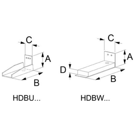 Zuganker Unterteil HDBU379G SST – 2-teilig, Typ HDB, 379 mm, Lager Strecke