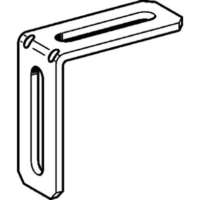 SIKLA Montagewinkel MW LL 95 x 95 mm – 90° Winkel, verzinkt