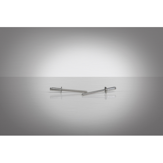 GESIPA Blindniete Alu/Stahl Flachrundkopf 4 x 7 | Standard, Klemmbereich 3–4 mm
