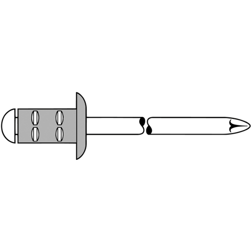 GESIPA PolyGrip Blindniete Alu/Stahl Flachrundkopf 4,8 x 17 mm