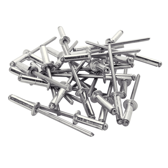 Rapid 5000382 Blindniete Nietnagel 4,8 x 16 mm, Aluminium/Stahl, edelstahlfarben