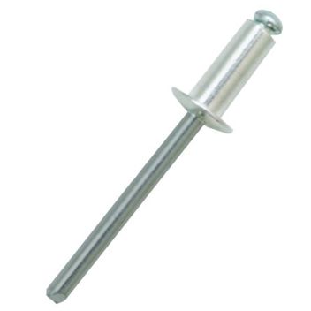 RS PRO Blindniet Kuppelkopf | Ø 3,2 mm x 20 mm | Aluminium mit Stahldorn | DIN 7337