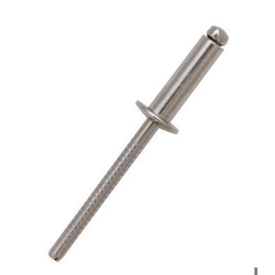 RS PRO Blindniet mit Kuppelkopf | Ø 4 mm x 16 mm | Edelstahl A2 | DIN 7337