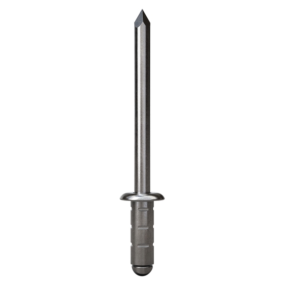 GESIPA PolyGrip Mehrbereichs-Blindniet Alu/Stahl 4,8 x 17 mm, Flachrundkopf, Mini-Pack