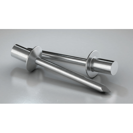 GESIPA CAP-Blindniete Alu/Stahl mit Flachrundkopf 4 x 8 mm – luft- und wasserdicht
