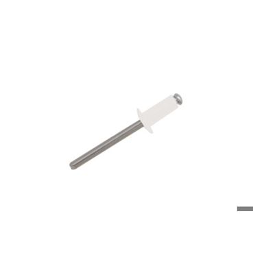 RS PRO Blindniet Kuppelkopf, Aluminium/Stahl, Ø 3,2 mm x 12 mm, Bohrung 3,3 mm