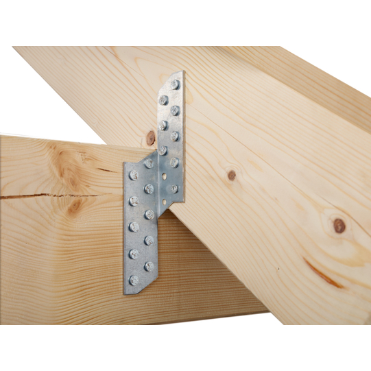 Sparren-Pfettenanker 32x32x210 mm, sendzimirverzinkt, 2 mm Stahl, ETA-08/0170
