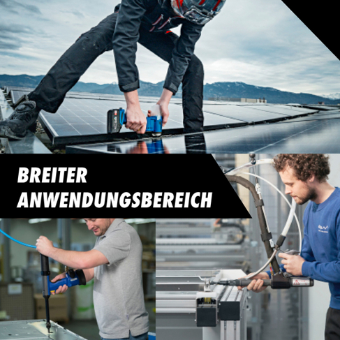 GESIPA Blindnietsortiment Pro in L-Boxx – 1.578 Teile, 15 PolyGrip Abmessungen