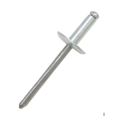 RS PRO Blindniet mit Flanschkopf, Aluminium/Stahl, Ø 4 mm x 10 mm, Bohrung 4,1 mm, DIN 7337
