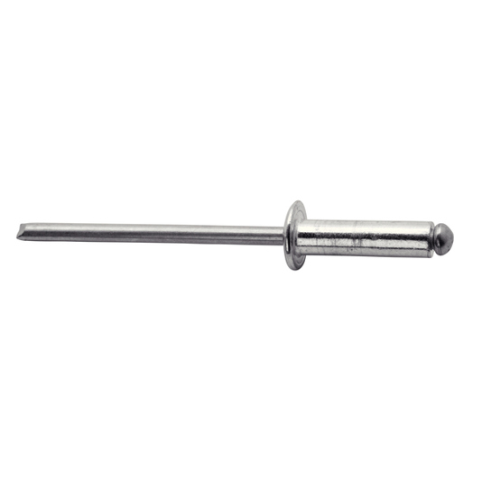 Rapid 5000379 Blindniete 4 x 12 mm, Aluminium/Stahl, Silber – für RP10, RP40, RP60, RP100 & RP150 Multi