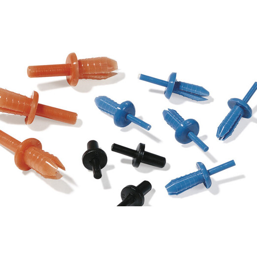 Spreizniete für Kabelkanal HTWD-R6 | Ø 6,4 mm Lochdurchmesser | PA6 | orange