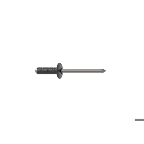 GESIPA e-FAST PolyGrip Schaltschrankniet Flachrundkopf Alu/Stahl 4,8 x 15 mm, schwarz isoliert