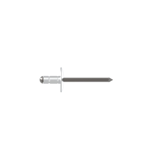 GESIPA PolyGrip Blindniet Alu/Stahl, Großkopf 4,8 x 25 mm, Kopf Ø 16 mm