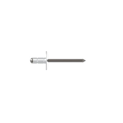 GESIPA PolyGrip Blindniete Alu/Stahl Großkopf 4,8 x 10 mm, Kopf Ø 16 mm