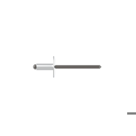 GESIPA Blindniete Alu/Stahl Großkopf 5 x 20 mm, Klemmbereich 14–15 mm