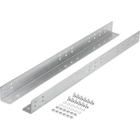 Montagewinkel Stahl verzinkt, Länge 575 mm, Form D, 1 Paar