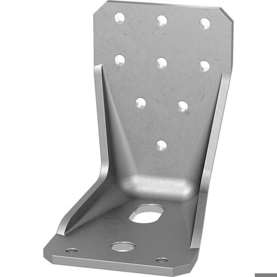 GH Winkelverbinder KR mit Langloch 95x88x65x4 mm | Stahl feuerverzinkt