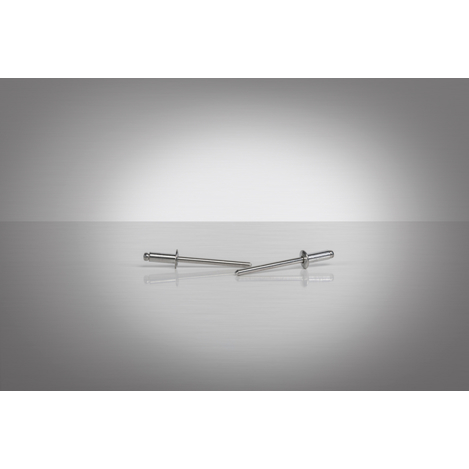 GESIPA Blindniete Alu/Stahl Flachrundkopf 4 x 6 mm