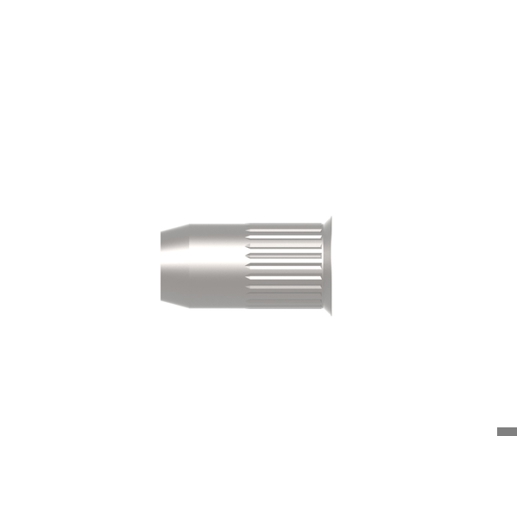 GESIPA Blindnietmutter M4 Stahl gerändelt Kleinkopf, 6 x 12 mm