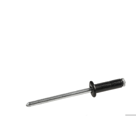 GESIPA PolyGrip Blindniete Alu/Niro 3,2 x 8 mm Flachrundkopf, RAL 9005 Tiefschwarz