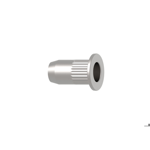 GESIPA Blindnietmutter M10 Stahl gerändelt Flachrundkopf, 12 x 20,5 mm