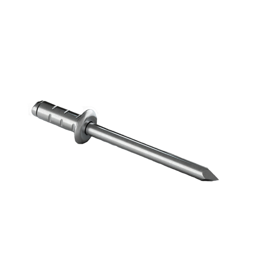 GESIPA PolyGrip Blindniet Alu/Edelstahl, Flachrundkopf, 3,2 x 8 mm
