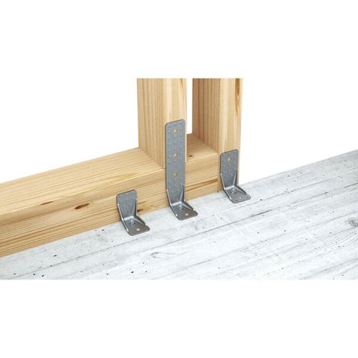 GH Winkelverbinder Langloch KR 135x88x65x3 mm, Stahl feuerverzinkt, Greenline