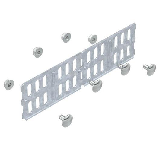Längs- und Winkelverbinder für Kabelrinne | horizontal 60x200 mm | Stahl tauchfeuerverzinkt