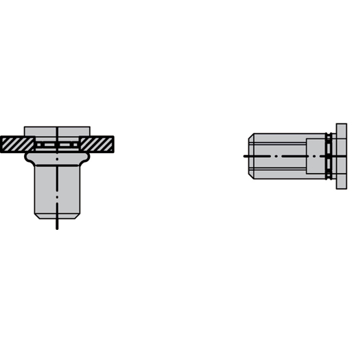 GESIPA PolyGrip Blindnietmuttern Mini-Pack Alu M6 x 9 x 18 mm