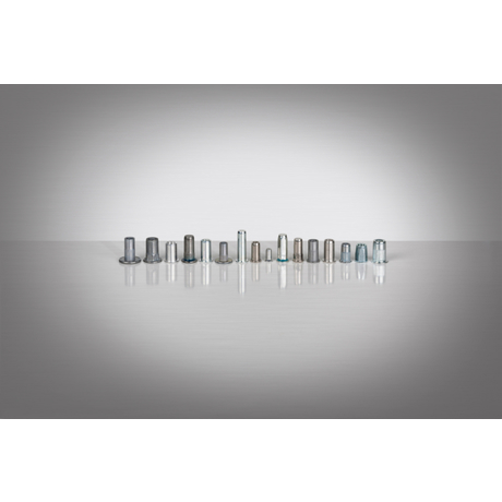 GESIPA Blindnietmuttern Alu Senkkopf M6 x 9 x 17 – Standard, 1455350