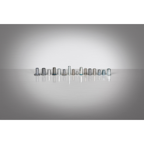 GESIPA Blindnietmutter Alu Flachrundkopf M5 x 7 x 11,5 – Standard, metrisches Gewinde