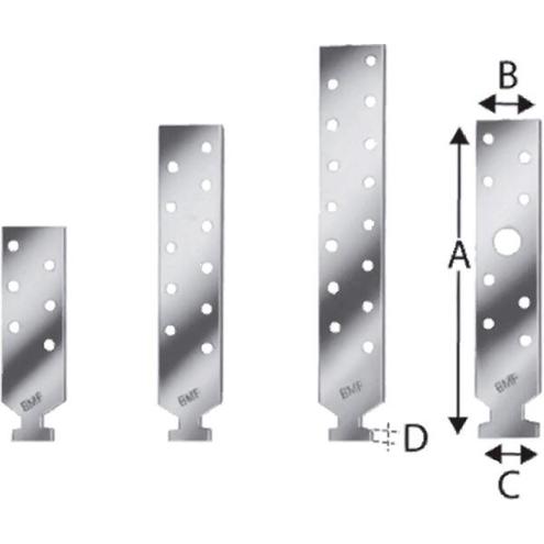Simpson Strong-Tie Profilanker PROFA108 – 108 mm, für Profil 2815, ETA-zertifiziert