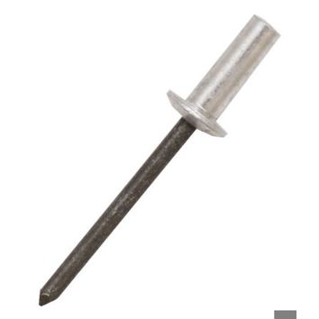 RS PRO Dichtblindniet Aluminium mit Kuppelkopf | Ø 3,2 mm x 12,5 mm | Stahldorn | DIN 7337