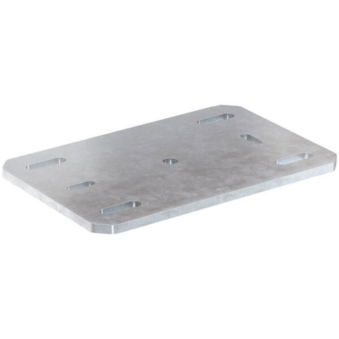 fischer Grundplatte FMSF BP L – 400 x 250 x 12 mm, feuerverzinkt, VdS-zugelassen