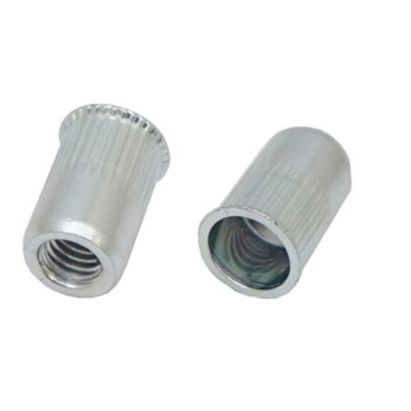 RS PRO Blindnietmutter Stahl verzinkt | Senkkopf reduziert, offenes Ende | Bohrloch-Ø 13 mm | Klemmbereich 3,5–6 mm