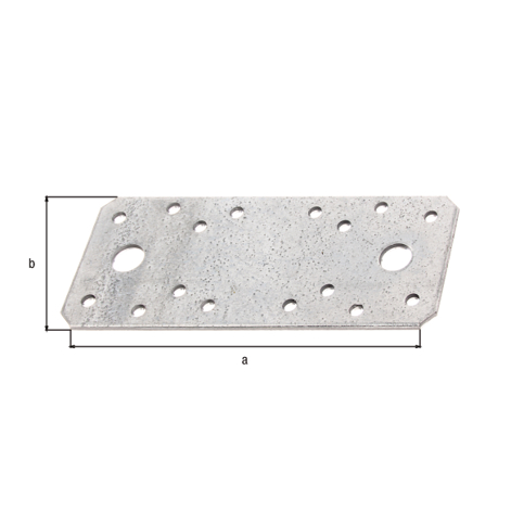 Flachverbinder 133 x 55 mm, sendzimirverzinkt, EN 14545, 15 Stück im Großpack