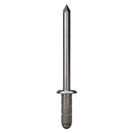 GESIPA PolyGrip Mehrbereichs-Blindniet Stahl/Stahl 3,2 x 8 mm, Flachrundkopf, Mini-Pack