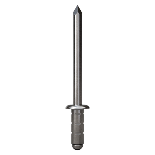 GESIPA PolyGrip Blindniete Alu/Stahl, Flachrundkopf, 4,8 x 25 mm