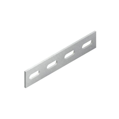 Flachverbinder für U-Profil VB50E3 – 180°, rost- und säurebeständiger Stahl, mit Schrauben