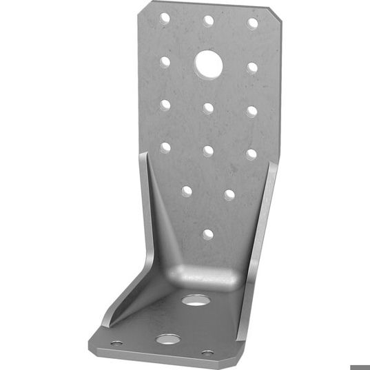 GH Winkelverbinder KR 135x88x65x4 mm – Stahl feuerverzinkt, Rundloch, ETA-bewertet