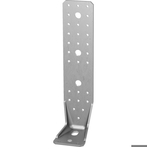 GH Winkelverbinder KR mit Langloch 285x88x65x3,0 mm | Stahl feuerverzinkt | Greenline